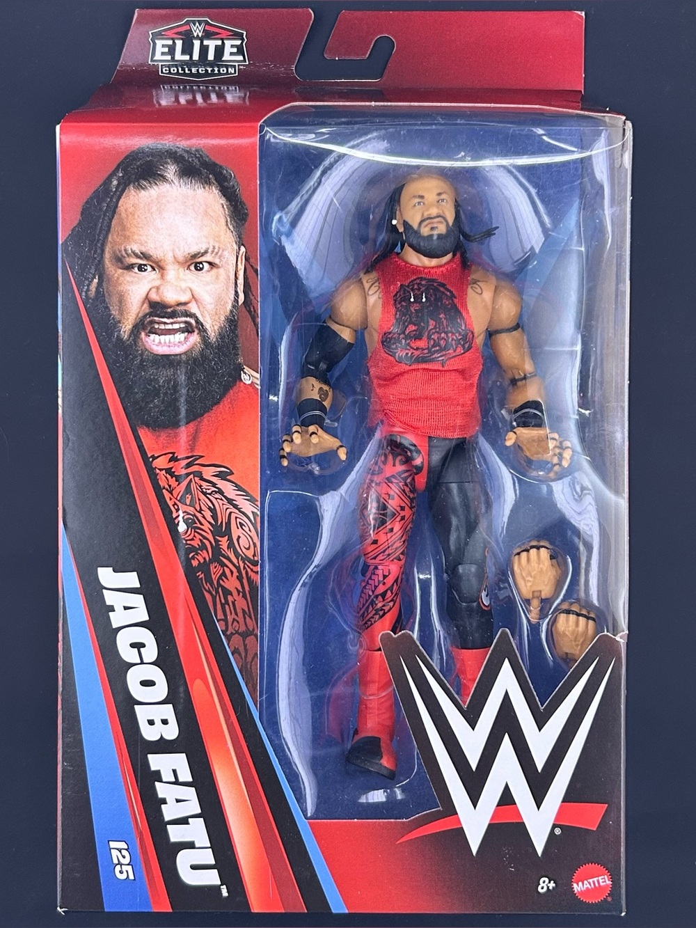 Mattel WWE Elite 125 Jacob Fatu Wrestling Action Figure 2026 Samoan Werewolf